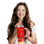 customized usc trojans geometric prism red curved tumbler best selling.webp