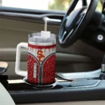 customized usc trojans leopard zipper red curved tumbler best selling.webp