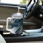 customized utah state aggies arrow burst navy curved tumbler best selling.webp