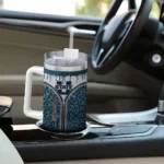 customized utah state aggies leopard zipper navy curved tumbler best selling.webp