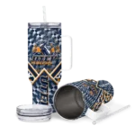 customized utep miners chevron angle blue curved tumbler best selling.webp
