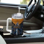 customized utep miners chevron stripe blue curved tumbler best selling.webp