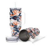 customized utsa roadrunners camo mashup orange white curved tumbler best selling.webp