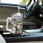 customized vanderbilt commodores camo mashup black white curved tumbler best selling.webp