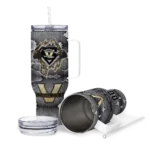customized vanderbilt commodores superman shield black gray curved tumbler best selling.webp