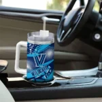 customized villanova wildcats abstract paths navy curved tumbler best selling.webp