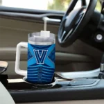 customized villanova wildcats chevron layers navy curved tumbler best selling.webp