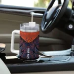 customized virginia cavaliers chevron stripe blue curved tumbler best selling.webp