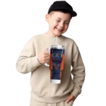 customized virginia cavaliers hexagon armor blue curved tumbler best selling.webp