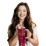 customized virginia tech hokies burst swirl maroon curved tumbler best selling.webp