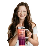customized virginia tech hokies gradient dots maroon curved tumbler best selling.webp
