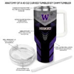 customized washington huskies arrow armor purple black curved tumbler best selling.webp