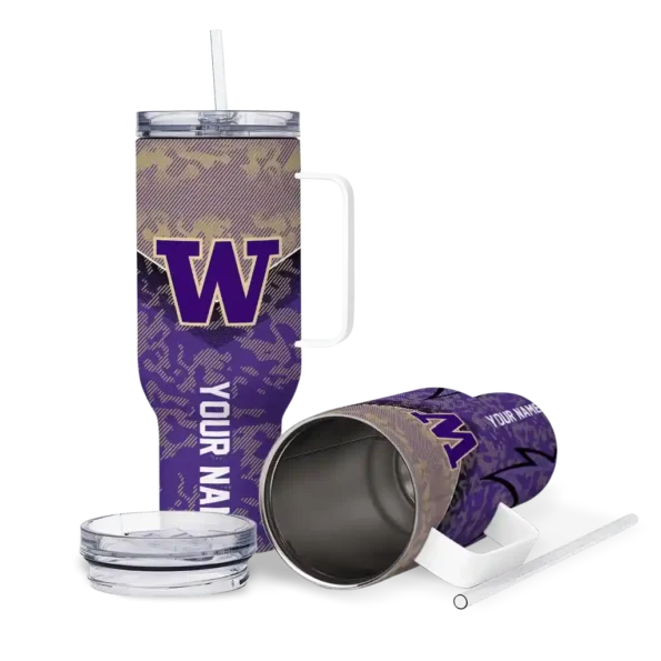customized washington huskies chevron stripe purple curved tumbler high quality.webp