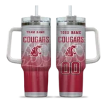 customized washington state cougars gradient dots crimson curved tumbler best selling.webp