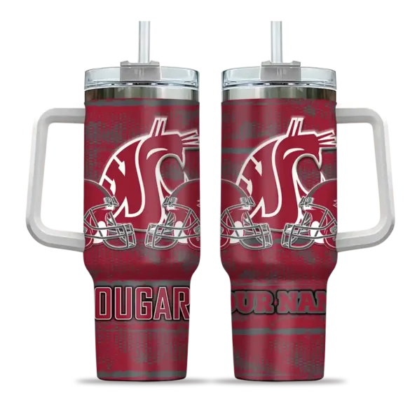 customized washington state cougars honey streaks crimson curved tumbler best selling.webp