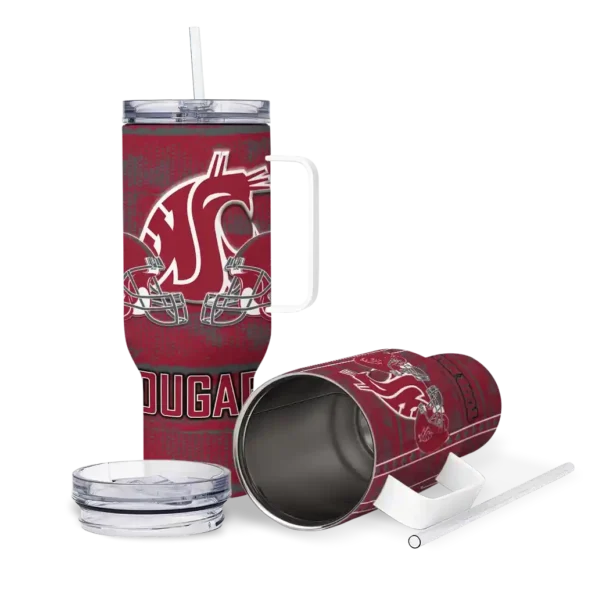 customized washington state cougars honey streaks crimson curved tumbler high quality.webp