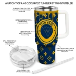 customized west virginia mountaineers bullseye drips blue curved tumbler best selling.webp