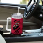 customized western kentucky hilltoppers claw cut red black curved tumbler best selling.webp