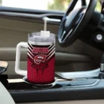 customized western kentucky hilltoppers hex texture red curved tumbler best selling.webp