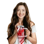 customized wisconsin badgers arrow burst red curved tumbler best selling.webp