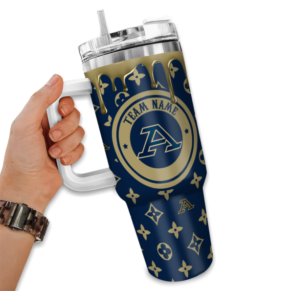 personalized akron zips bullseye drips blue curved tumbler fashion forward.webp