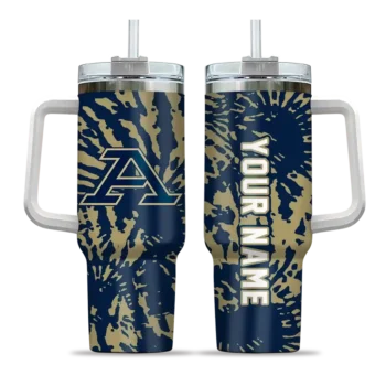 personalized akron zips burst swirl blue curved tumbler best selling.webp