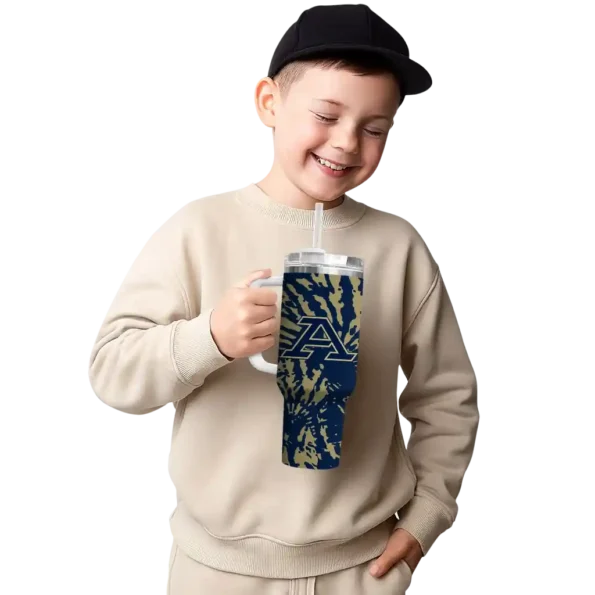 personalized akron zips burst swirl blue curved tumbler latest model.webp