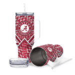personalized alabama crimson tide chevron angle crimson curved tumbler best selling.webp