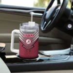 personalized alabama crimson tide hex texture crimson curved tumbler best selling.webp