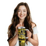 personalized appalachian state mountaineers honey streaks black curved tumbler best selling.webp