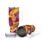 personalized arizona state sun devils abstract paths maroon curved tumbler best selling.webp