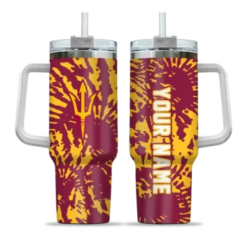 personalized arizona state sun devils burst swirl maroon curved tumbler best selling.webp