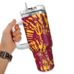 personalized arizona state sun devils burst swirl maroon curved tumbler best selling.webp
