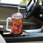 personalized arizona state sun devils burst swirl maroon curved tumbler best selling.webp