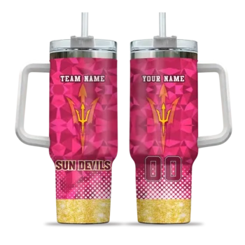 personalized arizona state sun devils geometric prism maroon curved tumbler best selling.webp