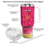 personalized arizona state sun devils geometric prism maroon curved tumbler best selling.webp