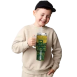 personalized baylor bears chevron stripe green curved tumbler best selling.webp
