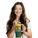 personalized baylor bears gradient dots green curved tumbler best selling.webp