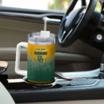 personalized baylor bears gradient dots green curved tumbler best selling.webp