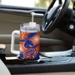 personalized boise state broncos abstract paths orange curved tumbler best selling.webp
