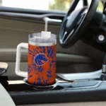 personalized boise state broncos burst swirl orange curved tumbler best selling.webp