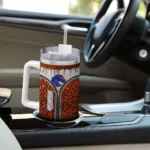 personalized boise state broncos leopard zipper orange curved tumbler best selling.webp