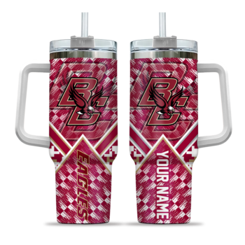 personalized boston college eagles chevron angle maroon curved tumbler best selling.webp