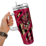 personalized boston college eagles claw cut maroon black curved tumbler best selling.webp