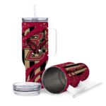 personalized boston college eagles claw cut maroon black curved tumbler best selling.webp