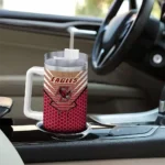 personalized boston college eagles hex texture maroon curved tumbler best selling.webp