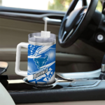 personalized buffalo bulls abstract paths royal blue curved tumbler best selling.webp