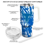 personalized buffalo bulls burst swirl royal blue curved tumbler best selling.webp
