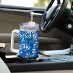 personalized buffalo bulls burst swirl royal blue curved tumbler best selling.webp