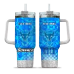 personalized buffalo bulls geometric prism royal blue curved tumbler best selling.webp